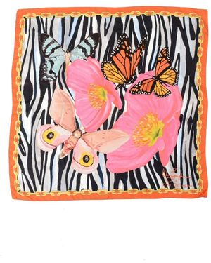 Dee Ocleppo Pop art seidenschal - Pink