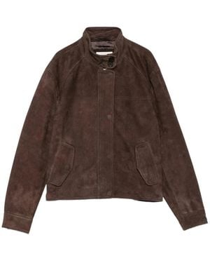 JC Sophie Leather Jackets - Brown