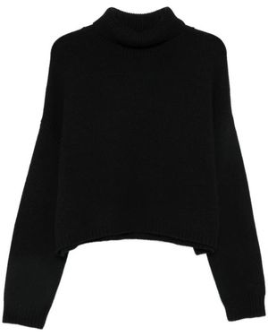 Lisa Yang Zerlina Roll-Neck Sweater - Zwart