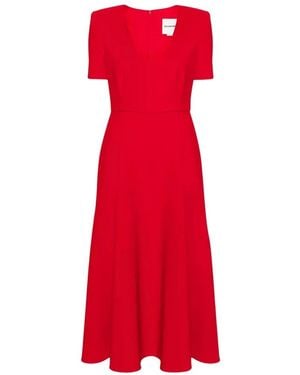 Roland Mouret Midi Dresses - Red
