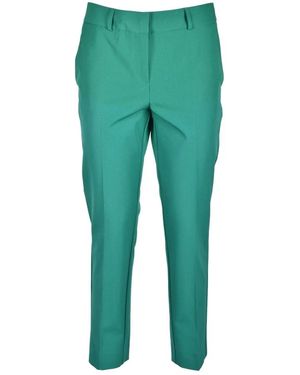 SIMONA CORSELLINI Slim-Fit Trousers - Green