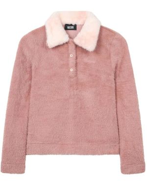 Gcds Strickpullover Mit Kunstpelz-Effekt - Pink