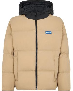 BOSS Jassen ,Capuchonjack - Naturel