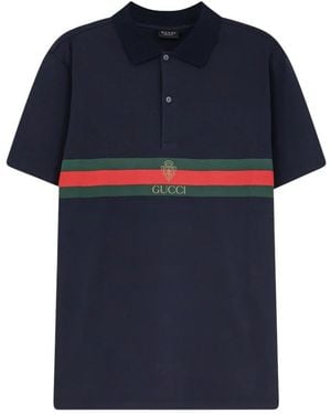 Gucci Polo Shirts - Azul
