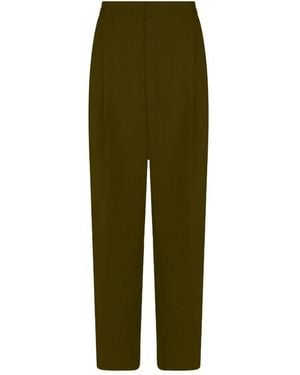 Elisabetta Franchi Slim-Fit Trousers - Green