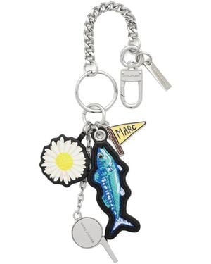 Marc Jacobs Camp Whistle Cluster Taschenanhänger - Weiß