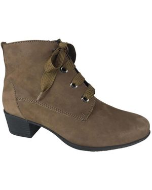 SOLIDUS Lace-Up Boots - Marron