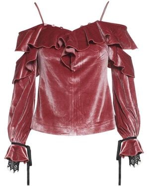 Self-Portrait Tops - Red