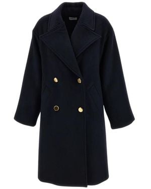 P.A.R.O.S.H. Double-Breasted Coats - Azul