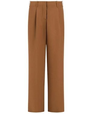 Herno Wide Trousers - Marron