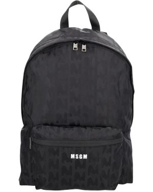 MSGM Backpacks - Nero