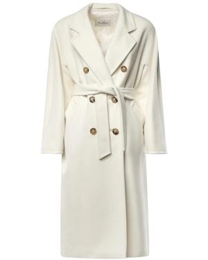 Max Mara Double-Breasted Coats - Neutro