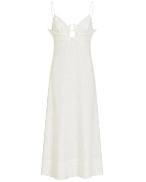 FARM Rio Cut-Out Spaghetti Strap Maxi Dress - Weiß