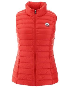 J.O.T.T Jassen ,Rood ,Leer Zijden Vest