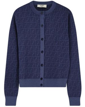 Fendi Cardigan - Blauw