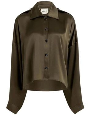 KHAITE Shirts - Verde