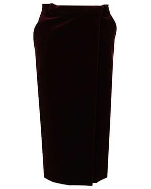 Saint Laurent Midi Skirts - Black