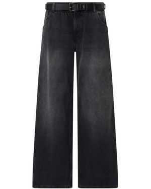 Liu Jo Jeans ,Zwart ,Katoen Candy Wide Jeans - Blauw