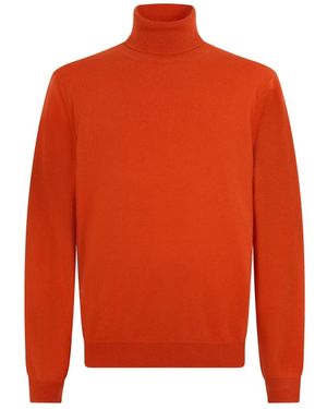 Malo Cashmere Knitwear - Orange