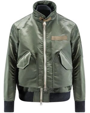 Sacai Bomber Jackets - Green