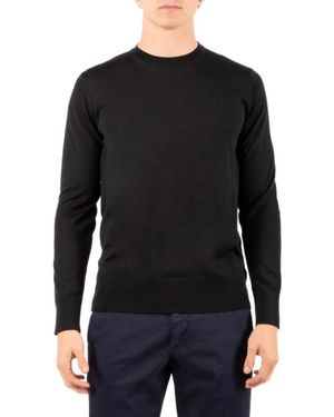 hindustrie Rundhals-Strickpullover - Schwarz