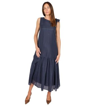 Marella Midi Jurken - Blauw