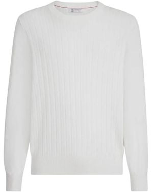 Brunello Cucinelli Sweatshirts - White