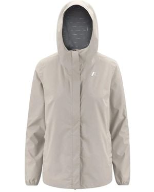 K-Way Jassen ,Polyester Stretch Dot Jacket - Grijs