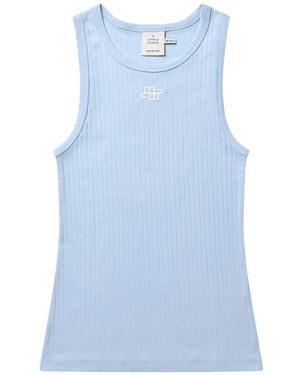 Munthe Sleeveless Tops - Blue