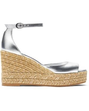Stuart Weitzman Nudistia Espadrille Wedge - Metallic