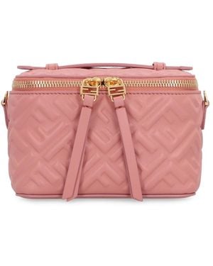 Fendi Stijlvolle Leren Mini Tas - Roze