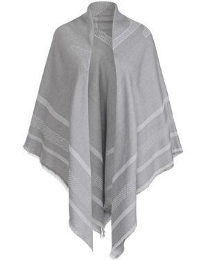 Elisabetta Franchi Ponchos - Grey