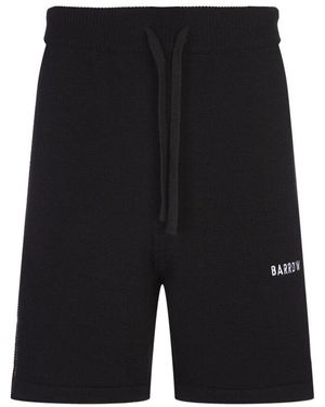 Barrow Schwarzer Viskose Nylon Pullover