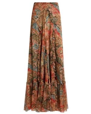Etro Maxi Skirts - Brown