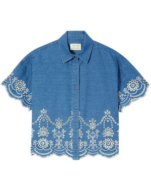 MC2 Saint Barth Denim Shirts - Blue