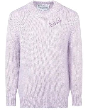 MC2 Saint Barth Round-Neck Knitwear - Morado