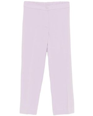 Marina Rinaldi Cropped Trousers - Purple