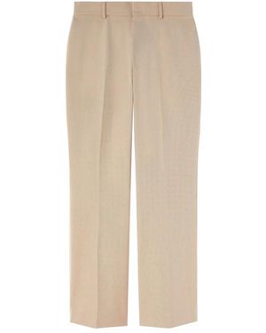 Palm Angels Wide Trousers - Natural
