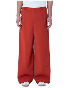 Lacoste Wide Pants - Red