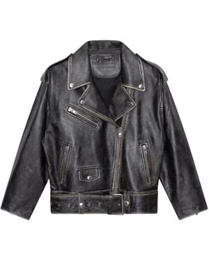 Stand Studio Leather Jackets - Gris