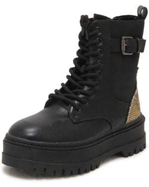 Twinset Lace-Up Boots - Black