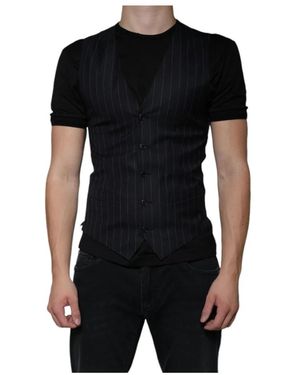 Dolce & Gabbana Waistcoats - Black