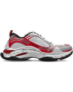 Balenciaga Schoenen ,Grijs ,Polyester Triple S.2 Sneaker - Rood