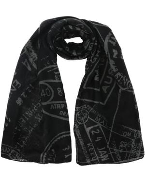 Alviero Martini 1A Classe Scarves - Black
