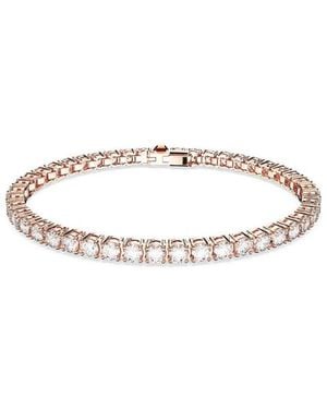 Swarovski Matrix Tennis Armband - Mettallic