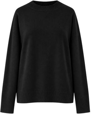 SOLOTRE Round-Neck Knitwear - Noir