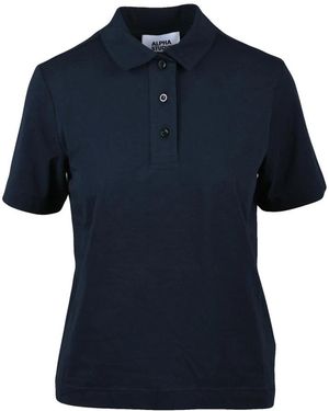 Alpha Studio Polo Stretch - Blauw