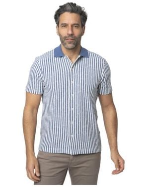 Gran Sasso Truien & Vesten ,Blauw ,Leer Chemise