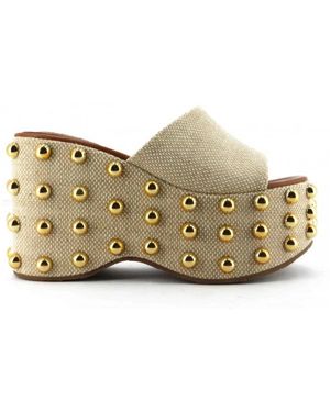SCHUTZ SHOES Wedges - Natural