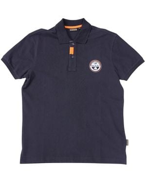 Napapijri Polo Shirts - Blue